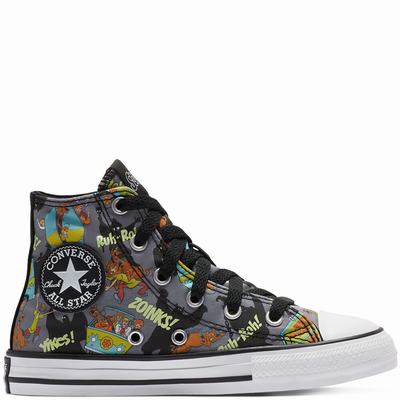 Converse x Scooby-Doo Chuck Taylor All Star - Lasten Matalavartiset Tennarit - Mustat/Valkoinen